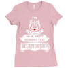 I Am Bulldog Actually In A Very Commited Relationship Ladies Fitted T-Shirt