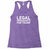 legal immigrants for trump Racerback Tank