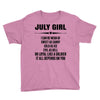 Super July Girl Youth Tee