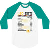 Leo Facts Zodiac 3/4 Sleeve Shirt