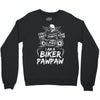 You Cant Scare Me I am Biker Pawpaw Crewneck Sweatshirt