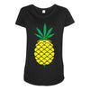 pineapple Maternity Scoop Neck T-shirt