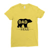 dad bear Ladies Fitted T-Shirt