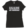 legalise gay marriage Ladies Fitted T-Shirt