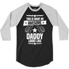 Awesome Daddy Looks Like 3/4 Sleeve Shirt