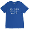 stay out of my phone V-Neck Tee