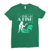 mermaid Ladies Fitted T-Shirt