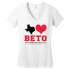 Texas Loves Beto Women's V-Neck T-Shirt