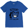 stop cat calling V-Neck Tee