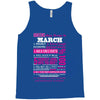 quens are born in march Tank Top