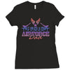 proud air force dad 2 Ladies Fitted T-Shirt