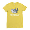 i was hungry Ladies Fitted T-Shirt