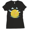 partly cloudy Ladies Fitted T-Shirt