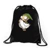 invader link Drawstring Bags
