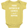 laziness and napping Baby Onesie
