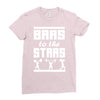 bars to the stars Ladies Fitted T-Shirt