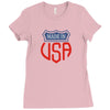made in usa Ladies Fitted T-Shirt