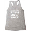 choose your weapon gamer finny retro Racerback Tank