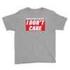 Breaking News i Don't Care Youth Tee