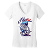 fithel six Women's V-Neck T-Shirt