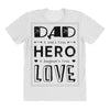 dad a son's first hero a daughters first love All Over Women's T-shirt