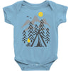 camp fire Baby Onesie
