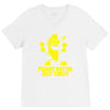 peanut butter jelly time banana V-Neck Tee