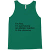 the oc allergic reaction Tank Top