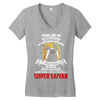 To Be Called A Super Saiyan Women's V-Neck T-Shirt