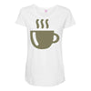 coffee (2) Maternity Scoop Neck T-shirt
