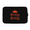 gritty gritty Laptop sleeve