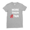 Avengers More Than A Fan Ladies Fitted T-Shirt