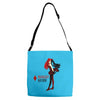 harley quinn Adjustable Strap Totes