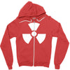 biohazard logo die cut vinyl Zipper Hoodie