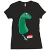 my name is apatosaurus Ladies Fitted T-Shirt