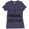 living the minivan dream Ladies Fitted T-Shirt