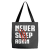 Never Sleep Again Tote Bags