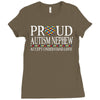 proud autism nephew Ladies Fitted T-Shirt