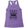 Born In June Racerback Tank