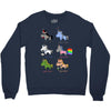 unicorn funny Crewneck Sweatshirt