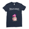 Pregosaurus Girl Ladies Fitted T-Shirt