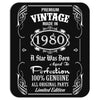 Premium Vintage Made In 1980 Mousepad