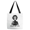 hear no evil Tote Bags