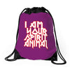 i am your spirit animal girls Drawstring Bags