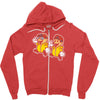 paper bad duo Zipper Hoodie