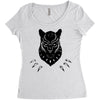 black panther Women's Triblend Scoop T-shirt
