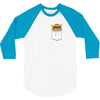 Pocket Burger 3/4 Sleeve Shirt