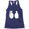 peace and hate can you tell the difference Racerback Tank