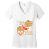 cake or death Women's V-Neck T-Shirt