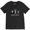 never forget casette diskette V-Neck Tee